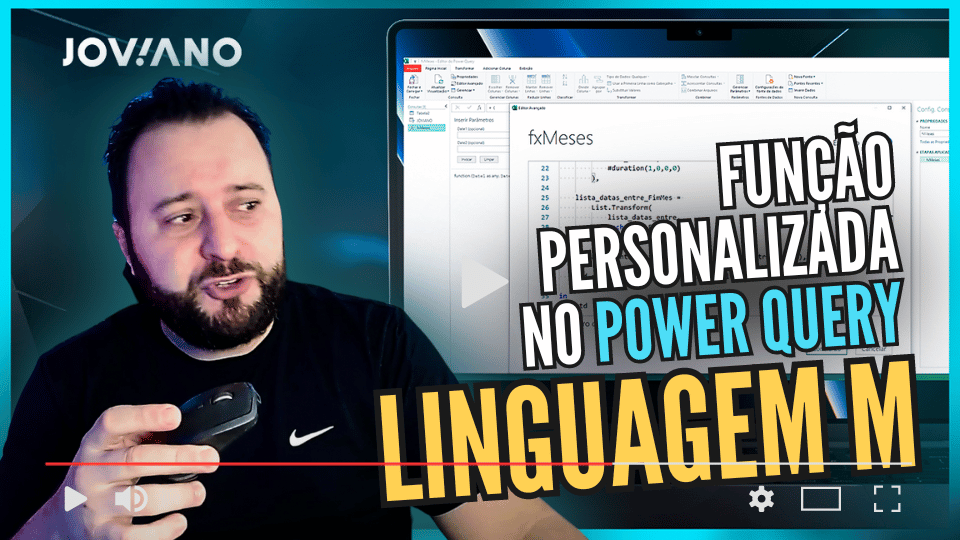 função personalizada no power query linguagem m