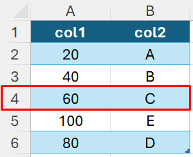 tabela no excel