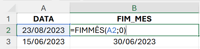 fim do mês no Excel - Joviano