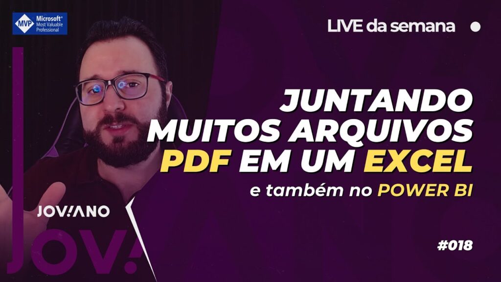 juntando muitos arquivos pdf em um excel