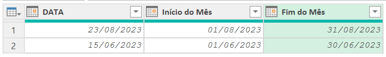 Fim do mês e Inicio do Mês no Power Query - Joviano